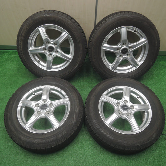 [送料無料]バリ溝！キレイ！9分★スタッドレス 195/65R15 ブリヂストン ブリザック REVO GZ BALMINUM バルミナ 15インチ PCD114.3/5H★3082109SYス