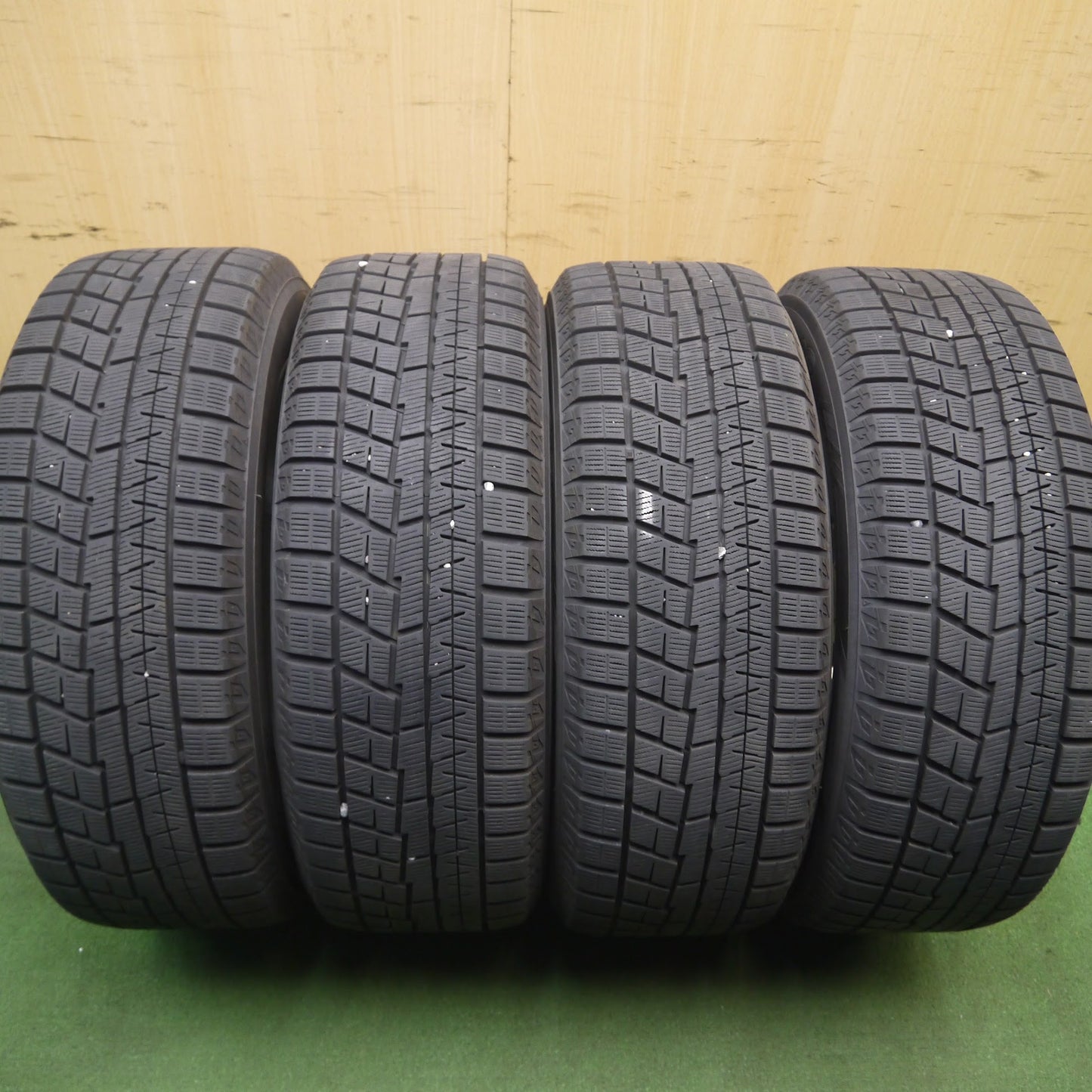 [送料無料]バリ溝！21年！9.5分★ベンツ ワーゲン 等 oettinger 205/55R16 スタッドレス ヨコハマ アイスガード iG60 エッティンガー PCD112/5H★3082308Hス