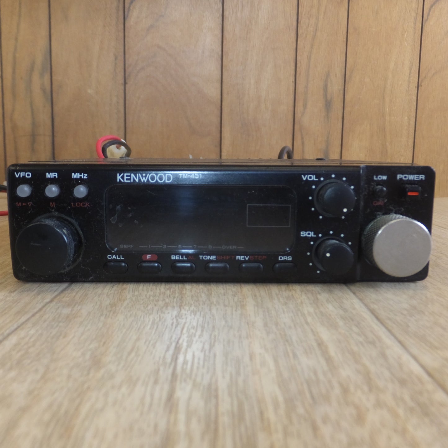 [送料無料] 現状品★ケンウッド KENWOOD 430MHz FM カートランシーバー TRANSCEIVER TM-431S　DC13.8V MAX 9.5A★