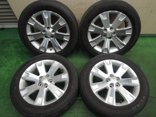 [送料無料]4本価格★三菱 デリカ D:5 純正 225/55R18 グッドイヤー イーグル LS2 18インチ PCD114.3/5H D5★3110410HAノ