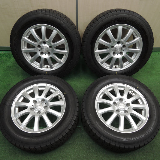 *送料無料*バリ溝！22年！ほぼ10分★スタッドレス 215/60R16 グッドイヤー アイスナビ7 Tirado@ 阿部商会 16インチ PCD114.3/5H★3120916HAス