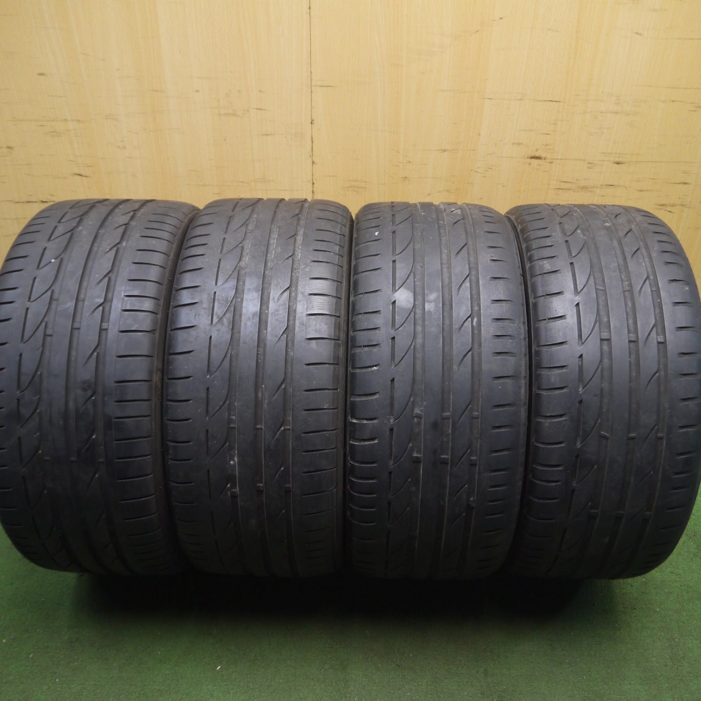 *送料無料* 4本価格★ベンツ等 SSRⅢ エグゼキューター CV02 255/35R19 ブリヂストン ポテンザ S001 19インチ PCD112/5H★4022810Hノ