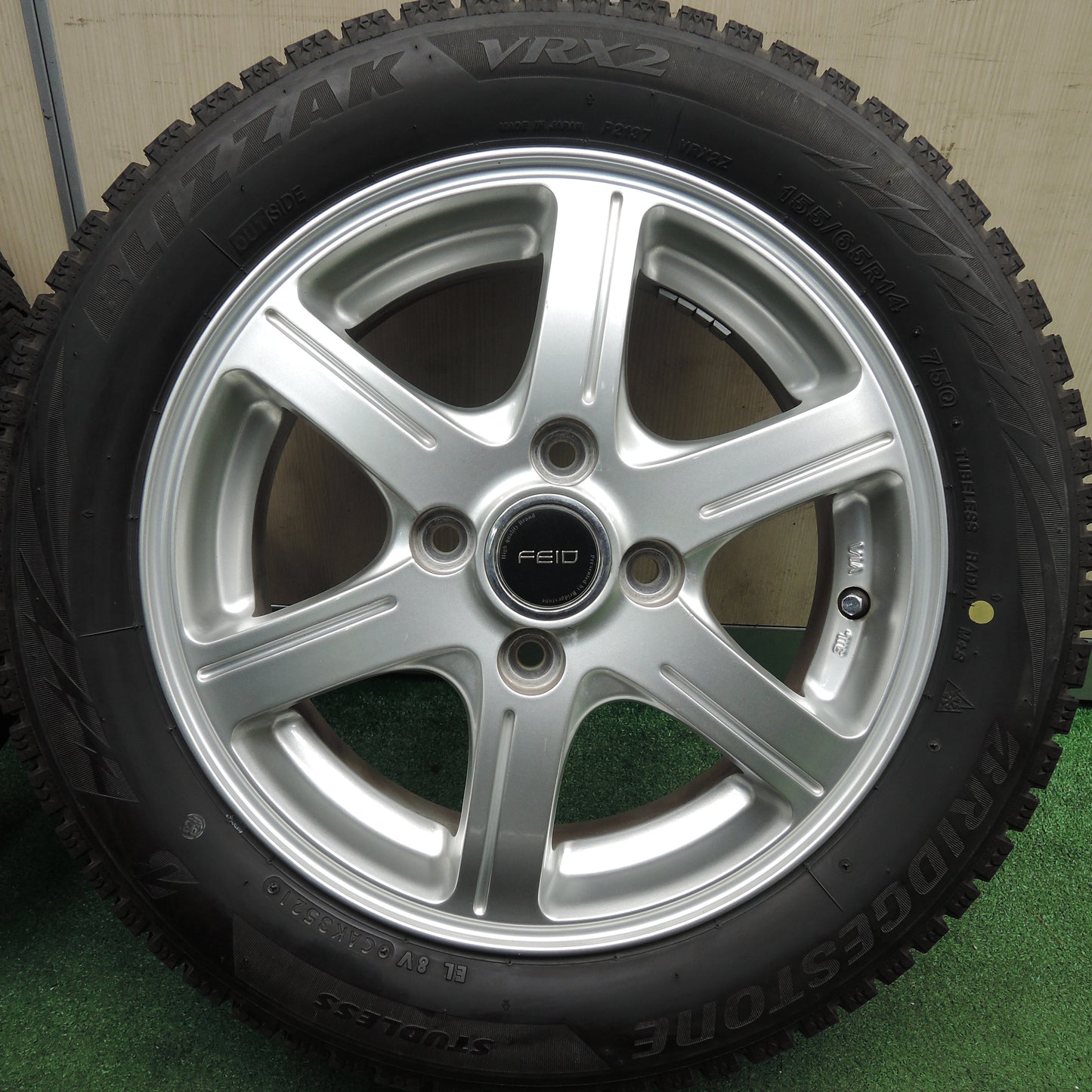 *送料無料*4本価格！21年★スタッドレス 155/65R14 ブリヂストン ブリザック VRX2 FEID 14インチ PCD100/4H★4010204HAス